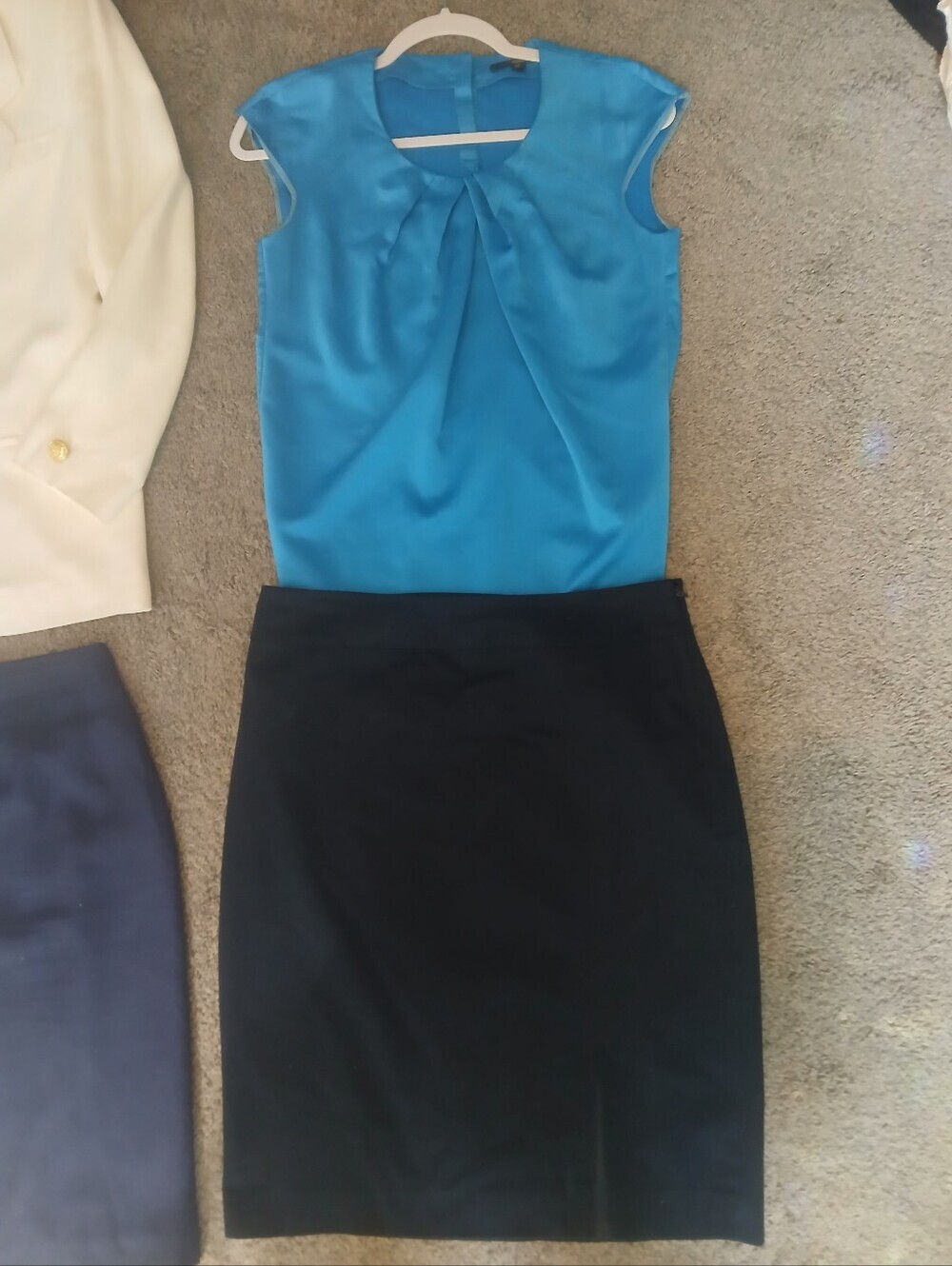 Lot X 8 Work Office Pencil Skirts Blouses Blazer Pants Button Up Shirt Bundle - Picture 2 of 11